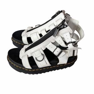 Dr. Martens Olson Gladiator Sandals White Women's 7